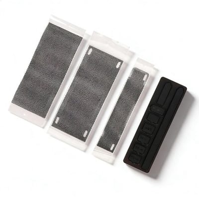 Stoffilterafdekkingsset - 8 Siliconen Stofpluggen - 4 PVC-Stoffilters - Anti-stofkap - Warmteafvoer - Eenvoudig te Installeren
