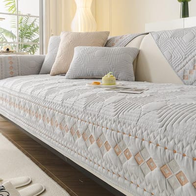 Effen Kleur Bankhoezen Universeel voor Seizoenen Gewassen Katoen Bankhoes Borduurwerk Kussensloop Banken Kussen voor Woonkamer 70x70cm 1pcs
