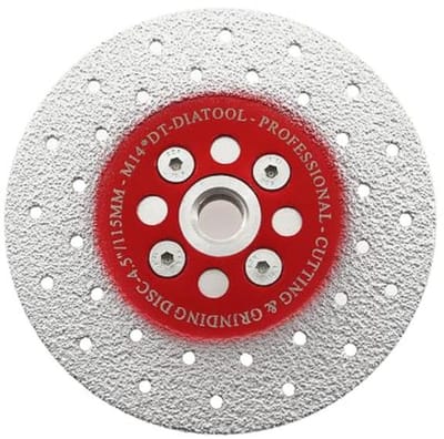 Diamantslijp- en slijpschijven 115 mm x M14 voor graniet, beton, marmer en steen