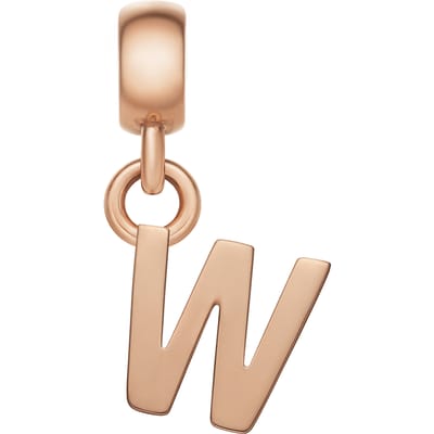 Daniel Wellington DW Charm Letter W Rose Gold