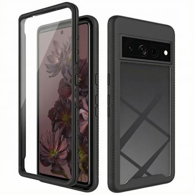 imoshion Hoesje - Geschikt voor Google Pixel 7 Pro - 360° Full Protective Case - Zwart