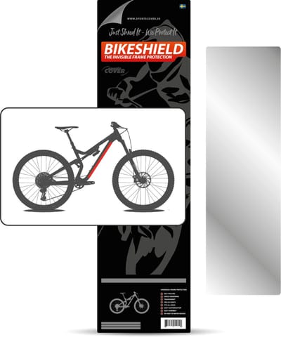 Bikeshield - Tube shield large matte - protectie sticker