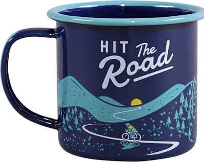 Hit the road emaille drinkbeker - Gentlemens Hardware