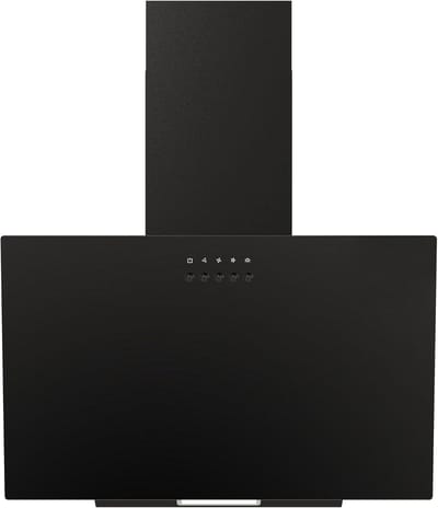 Afzuigkap 60 cm - Wandmodel Hoek - Lucht Zuiveren - Borstelloze Motor - 210 m³/u - Zwart