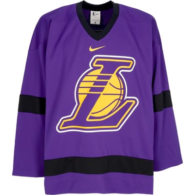 Man Nba Courtside Hockey Jersey Loslak Field Paars/zwart/amarillo