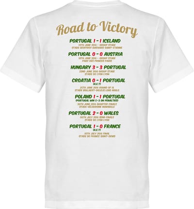 Portugal Campeoes Da Europa Road To Victory T-Shirt - KIDS - 104