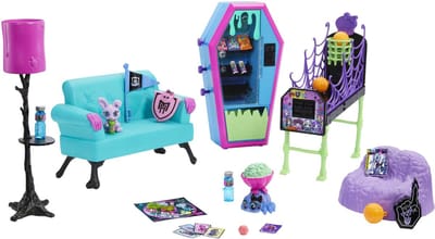 Monster High Studentenloungespeelset - Met Meubels En Accessoirespop