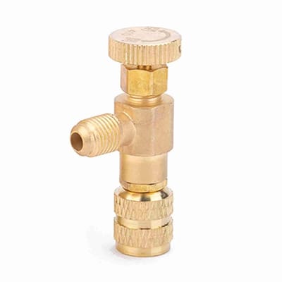 Dailygoods- Veiligheidsventiel - Koper - Duurzaam - Fluorine-bestendig - Eenvoudige installatie - Geschikt voor R22/R410A - Koelmiddelventiel