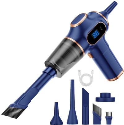 Jently handstofzuiger - kruimeldief - draadloos - Reinigingsmachine - steelstofzuigers - blauw