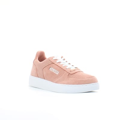 Lyle & Scott McMahon II roze suède leren veterschoenen voor heren FW1200 Z873