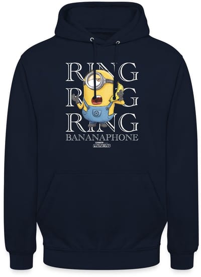 Minions Ring Bananaphone Ringen Hoodie Unisex