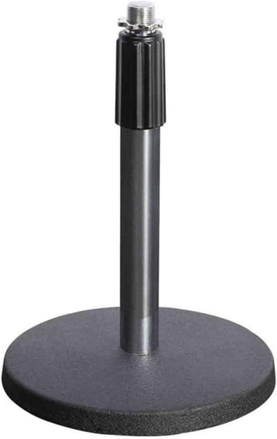 Verstelbare Desktop Microfoonstandaard voor Podcast en Studio - Compact en Stabiel