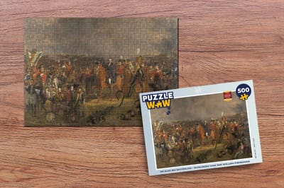 Puzzel De Slag bij Waterloo - Schilderij van Jan Willem Pieneman - Legpuzzel - Puzzel 500 stukjes