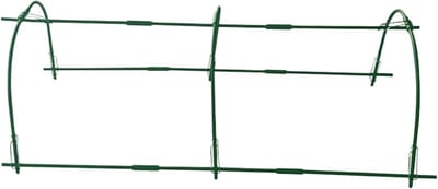 Plantensteun Tunnel - Tuinboog Steun - Planten Beschermen - Flexibel Gebogen Frame - 42.6 x 19.7 x 6.8 cm - A