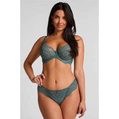 Hunkemöller String Daisy Blauw