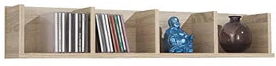 Wandrek 92 x 16,5 x 17 cm van eikenhout - Modern en Duurzaam