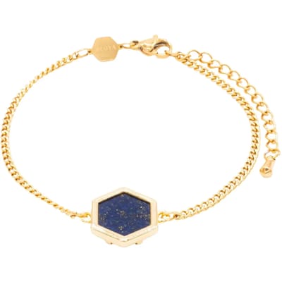 Lapis-lazuli stenen armband voor dames Sloya Hexalia