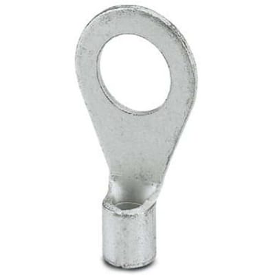 Phoenix Contact 3240086 Ringkabelschoen Dwarsdoorsnede (max.): 6 mm² Schachtdiameter: 8.4 mm Ongeïsoleerd Zilver 50 stuk(s)