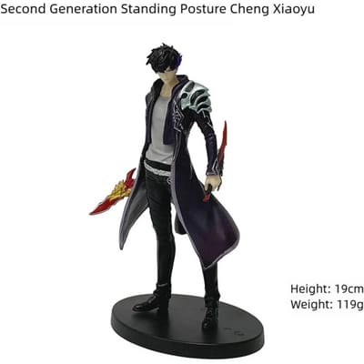 21cm Op Voorraad Solo Leveling (Anime-versie) Figuur -Sung Jinwoo Actiemodel PVC Verzamelbeeldje Beeldje Display Anime Merchandise Premium Kwaliteit black