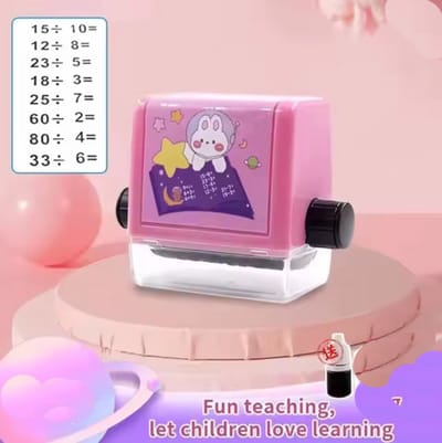 Actie4you® - Rekenstempel- Rekenroller- Rekenen oefenen- Rekenspelletje - Rekenen leren – Leerspelletje – Denken – Denkspel - Basisschool – Delen