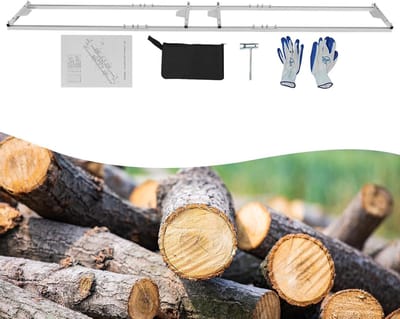 Kettingzaag Geleiderail - Zaaggereedschap Hout - Planken Zagen - Verstelbare Dikte - 270 cm Lengte - Zilver