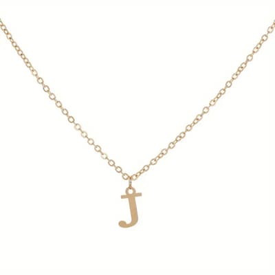 Bovista Ketting - Dames - Staal - Nep zilver - Met Hanger - Nep Goud - J