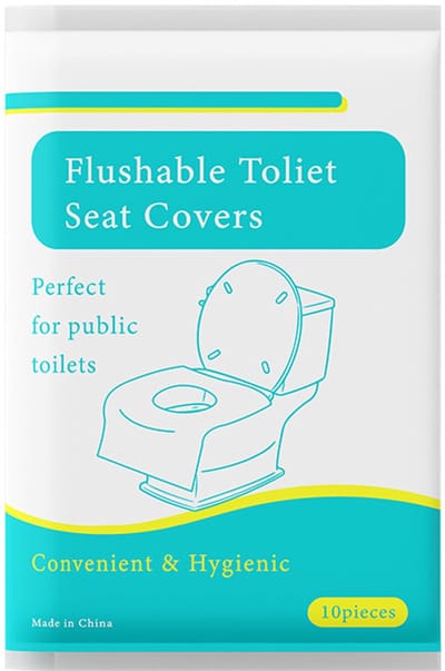 Verwisselbare Toiletbril Covers 120 Stuks 46x38 cm | Hygiënische Papieren Toiletbril Covers voor Kinderen en Volwassenen, Ideaal voor Reizen, Vakanties en Kantoorgebruik