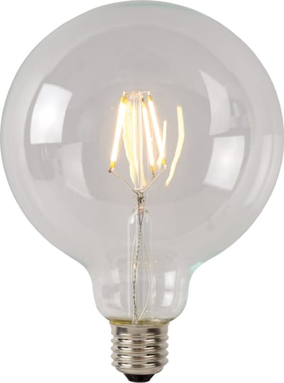 Lucide G95 Class B - Filament lamp - Ø 9,5 cm - LED Dimbaar - E27 - 1x7W 2700K - Transparant