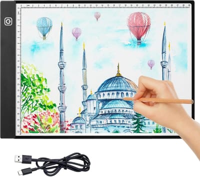 HEZIVO® Lichtbak voor Diamond Painting - Lichtplaat Tekenen en Schetsen - Tekenbord - 3 Helderheidsniveaus - A4