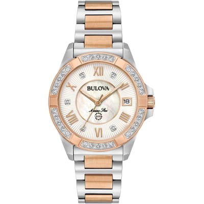 Bulova Marine Star 98R234 Horloge - Staal - Multi - Ø 32 mm