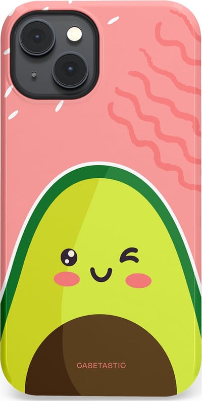 Casetastic Hoesje Geschikt voor Apple iPhone 14 Plus Magsafe - Stijlvolle Beschermende Duo-layer Case - Avocado Vibes