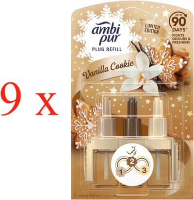 Ambi Pur 3Volution Vanilla Cookie 20 ml 9 stuks