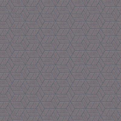 Grafisch behang Profhome 369202-GU vliesbehang licht gestructureerd met grafisch patroon glinsterend grijs zilver 5,33 m2