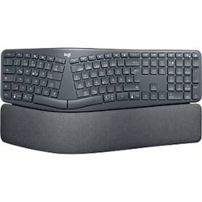 Logitech ERGO K860 - Tastatur - kabellos - 2,4 GHz, Bluetooth 5,0 - Deutsch (920-009167)