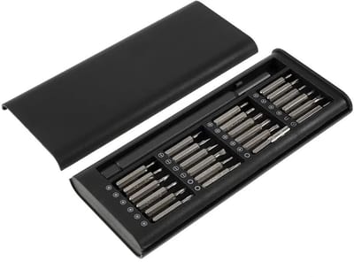 SBG Mobiele Telefoon Reparatieset | 25-in-1 Schroevendraaierset | met 24 Magnetische Bits | Gereedschap | o.a geschikt voor iPhone & iPad | Torx, Hexagon, Ster, Kruiskop, Platkop, Tri-wing, Pentalobe