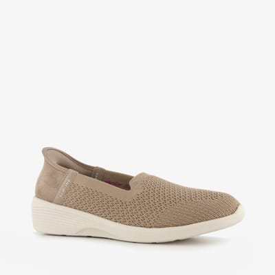 Skechers Arya Sweet Voice dames ballerina beige - Maat 38 - Extra comfort - Memory Foam