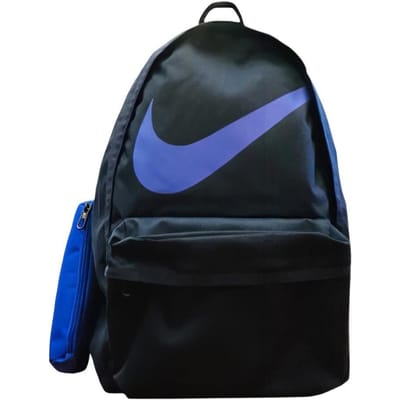 Sac à dos Nike Étudiant Grand Logo Avec Trousse à Crayons Mixte Bleu Foncé Violet Noir BZ9812-454 Black