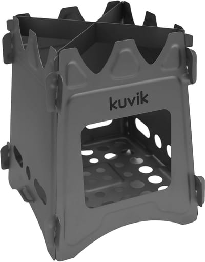 Titanium Wood Stove - Ultralichte Compacte Kachel voor Backpacken, Kamperen en Survival