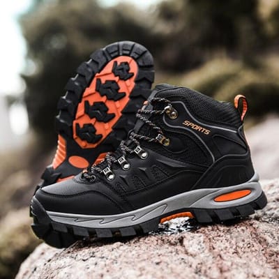 Heren Dames Wandelschoenen Winter Hoge Top Outdoor Wandelen Joggen Schoenen Trekking Sneakers Bergschoenen Waterdichte Klimschoenen 42 zwart