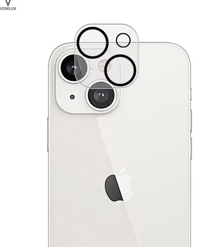 VOWLUX Camera Lens Protector voor iPhone 15 Plus – Screenprotector Camera Lens 9H Gehard Glas – Full Cover – Extra Sterk, Krasbestendig, HD Helder – Beschermglas voor Cameralens