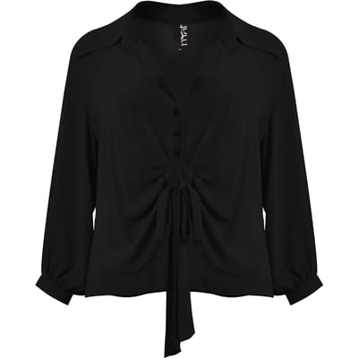 Blouse met gestrikte detail aan de voorkant dames Mat Fashion