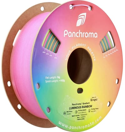 Polymaker CA09003 Panchroma™ Luminous Rainbow (nighcore magic filament) Filament Nalichtend, Meerkleurig 1.75 mm 1000 g Regenboog 1 stuk(s)