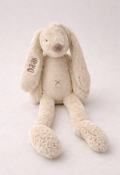Happy Horse Richie beige knuffel 38cm met naam geborduurd