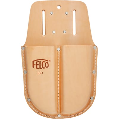 Felco 921 Dubbele Leren Holster Voor Snoeischaren Met Riemclip