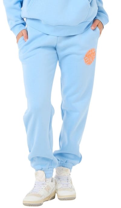 Rip Curl Icons Of Surf Track Pant - Mid Blue/Orange
