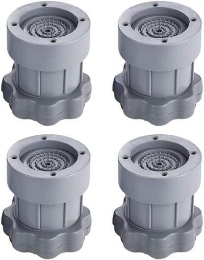 Wasmachine Demper Voetjes - Trillingsdempers Wasmachine - Apparaten Stabiliseren - Ruisonderdrukkend Ontwerp - 4 stuks - Zwart
