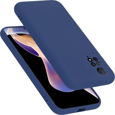 Cadorabo Hoesje geschikt voor Xiaomi RedMi NOTE 11 PRO 4G / 5G in LIQUID BLAUW - Beschermhoes gemaakt van flexibel TPU silicone Case Cover