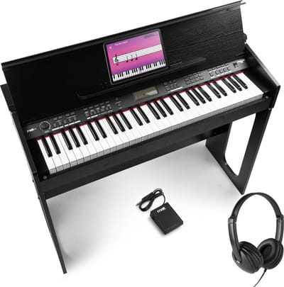 MAX RhapsodyDP61 digitale piano set - inclusief sustainpedaal en koptelefoon
