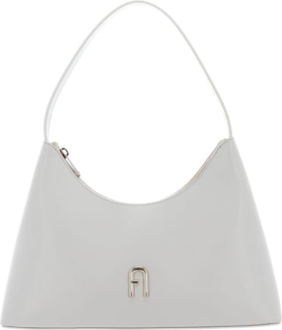 FURLA Leren Schoudertas Diamante Shoulder Bag Marshmallow Crème