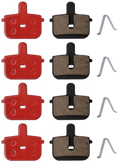 Dailygoods- Schijfrem Pads - 4 Sets - Hars/Semi-Metaal - Duurzaam - Voor-/Achterremmen - Gemakkelijk te Installeren - Remblokken